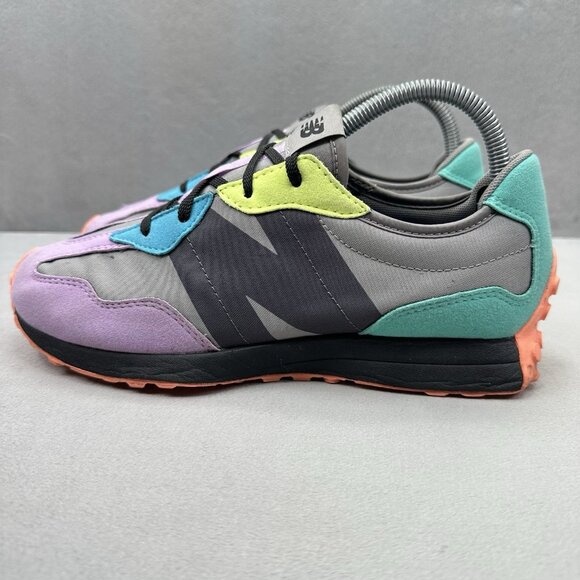 Womens 8.5 / Mens 7 New Balance 327 Shoes Dark Violet Glow Athletic Sneakers - Picture 3 of 9
